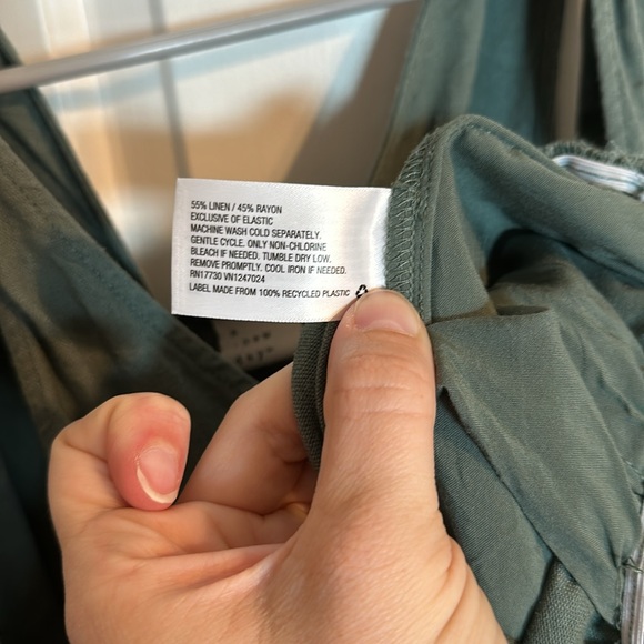 Target linen blend jumpsuit - Picture 4 of 5